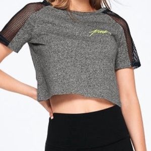 Pink for Victoria Secret Mesh Crop Top